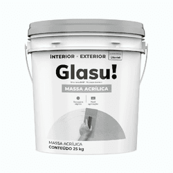 Massa Acrílica 25kg Glasu - 2B Autotintas