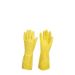 Luva Latex Amarela Antiderrapante M Com Forro Vond... - 2B Autotintas