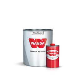 Primer PU 2500 + Catalisador 900ml Wanda - 2B Autotintas