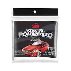 Papel Para Polimento PC Com 10 30X29CM 3M - 2B Autotintas