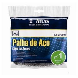 Palha De Aço Nº1 Atlas - 2B Autotintas