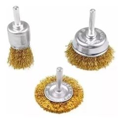 Jogo Escovas De Aco C/ 3pc Cortag - 2B Autotintas