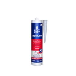 Silicone Acético Multiúso Incolor 250g Polyfort - 2B Autotintas