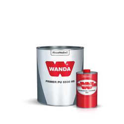Primer PU 5500 HS Cinza Médio + Endurecedor 3093 9... - 2B Autotintas