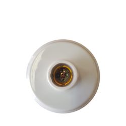 Plafon Plástico Bocal Porc E-27 Branco Foxlux - 2B Autotintas