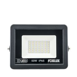 Refletor Led 50W 6500K Preto Bivolt Foxlux - 2B Autotintas