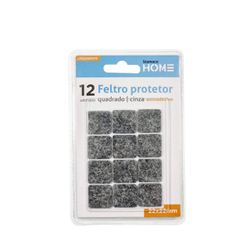 Feltro Quadrado Cinza 22x22mm 12pcs Stamaco - 2B Autotintas