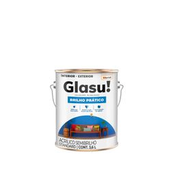 Tinta Acrílica Semibrilho Brilho Prático 3,6L Glas... - 2B Autotintas