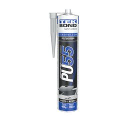 Adesivo PU55 Cola Para-Brisas Preto 405g/310ml Tek... - 2B Autotintas