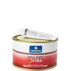 Massa Poliester Plus Light Xtra 900g Roberlo - 2B Autotintas