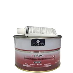 Massa Poliester Ligth Vertex 750g Roberlo - 2B Autotintas
