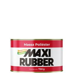 Massa Poliester 750g Maxi Rubber - 2B Autotintas