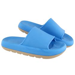 Chinelo Nuvem Ortopédico Azul Royal Confortável Ma... - BAWMI