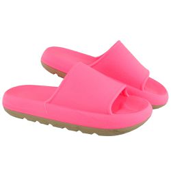 Chinelo Nuvem Ortopédico Rosa Neon Confortável Mac... - BAWMI