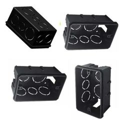 Caixa Luz 4 X 2 Preto - 284 - Bazar Eficaz