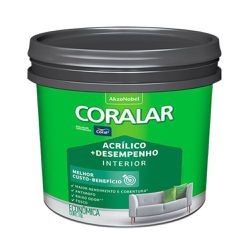 Coralar Tinta Acrilica + Desempenho 15l Branco Nev... - Bazar Eficaz