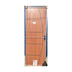 Porta Madeira 74cm Mogno Completa - bela02 - Bazar Eficaz