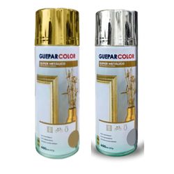 Tinta Spray Super Metálico Guepar Color 400ml - 20... - Bazar Eficaz