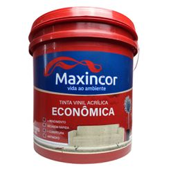 Tinta Acrilica Econômica Parede 16 Litros Maxincor... - Bazar Eficaz