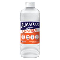 COLA BRANCA PVA UNIVERSAL 500G ALMAFLEX - 17545 - Bazar Eficaz