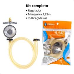 Regulador de Gas Vinigas Completo 1,2m - 5306 - Bazar Eficaz