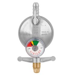 Regulador de Gas Vinigas com Manometro - 17777 - Bazar Eficaz