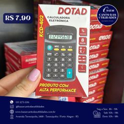 CALCULADORA SIMPLES - 726 - Bazar Canto das Utilidades
