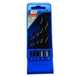 BROCA TRES PONTAS P/MADEIRA 4 A 10 JG.5PC DIS-FLEX - COLOMARTI FERRAMENTAS