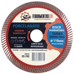 LDI DISCO DIAMANT. 4 TURBO.8MM PAST. PORCELANATO E... - COLOMARTI FERRAMENTAS