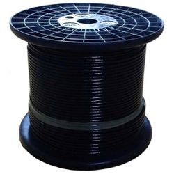CABO De AçO 1/8 AF GALV. TRD. 6X 7 PLAST. PRETO AC... - COLOMARTI FERRAMENTAS