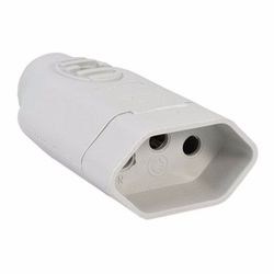 PINO FEMEA 2P+T 20A 250V CINZA 1422 PCT.10PÇS ILUM... - COLOMARTI FERRAMENTAS