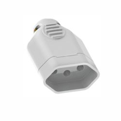 PINO FEMEA 2P+T 20A 250V CINZA 1422 PCT.10PÇ ILUMI... - COLOMARTI FERRAMENTAS