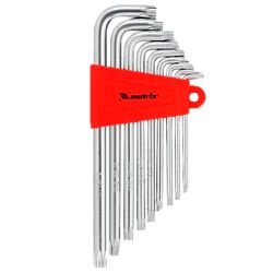 CHAVE TORX JG.T10 T50 TIPO L LONGA 9PC 123069 MTX - COLOMARTI FERRAMENTAS