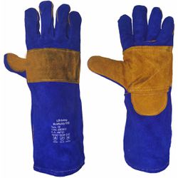 LUVA P/SOLDADOR RASPA FORRADA TOTAL C/REFORÇO CANO... - COLOMARTI FERRAMENTAS