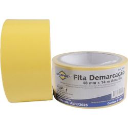 FITA DEMARCACAO SOLO 48MMX14M AMARELA 7637 BRASFOR... - COLOMARTI FERRAMENTAS