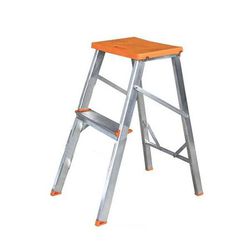 ESCADA ALUMINIO ABRIR 02 DEGRAUS TIPO BANQUETA AGA... - COLOMARTI FERRAMENTAS