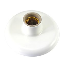 PLAFON PLASTICO BRANCO BOCAL LATAO-PORCELANA 100W ... - COLOMARTI FERRAMENTAS