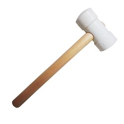 MARTELO BORRACHA 60MM BRANCO 60200 LDI - COLOMARTI FERRAMENTAS