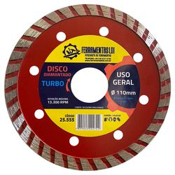Disco Diamantado Turbo 4 Polegadas 110mm Furo 22,2... - COLOMARTI FERRAMENTAS