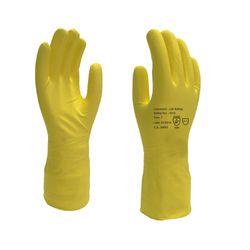 LDI LUVA SAFETYTEX 3010- 7(P) LATEX NATURAL FLOCAD... - COLOMARTI FERRAMENTAS