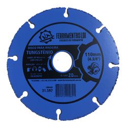 LDI DISCO TUNGSTENIO P/MARMORE, MADEIRA, PREGOS 11... - COLOMARTI FERRAMENTAS