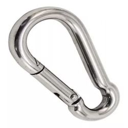 MOSQUETAO TRAVA SIMPLES GALV. 04MM LDI - COLOMARTI FERRAMENTAS