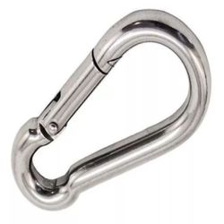 MOSQUETAO TRAVA SIMPLES GALV. 08MM LDI - COLOMARTI FERRAMENTAS