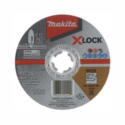 DISCO CORTE MAKITA 125MMX1.2MM X-LOCK REFRATARIO E... - COLOMARTI FERRAMENTAS