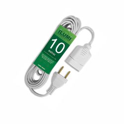 CORDAO PROLONGADOR PARALELO 10MT 10A 250V CZ 16816... - COLOMARTI FERRAMENTAS