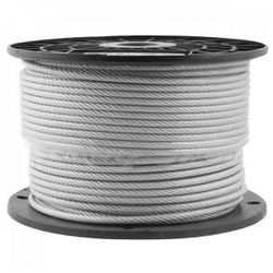 CABO AÇO PLASTIFICADO INCOLOR 1/16 AF GALVANIZADO ... - COLOMARTI FERRAMENTAS