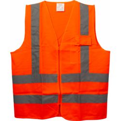 LDI COLETE REFLETIVO LARANJA C/ BOLSO MOD:12011 TA... - COLOMARTI FERRAMENTAS