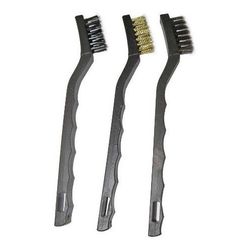 ESCOVA MANUAL PEQUENA ACO C/CB.PLASTICO JG 3PÇS 74... - COLOMARTI FERRAMENTAS