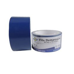 FITA DEMARCACAO SOLO 48MMX14M AZUL 7638 BRASFORT - COLOMARTI FERRAMENTAS