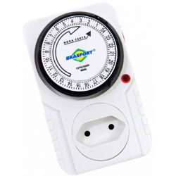 TIMER ANALOGICO 60HZ BIVOLT 8769 BRASFORT - COLOMARTI FERRAMENTAS